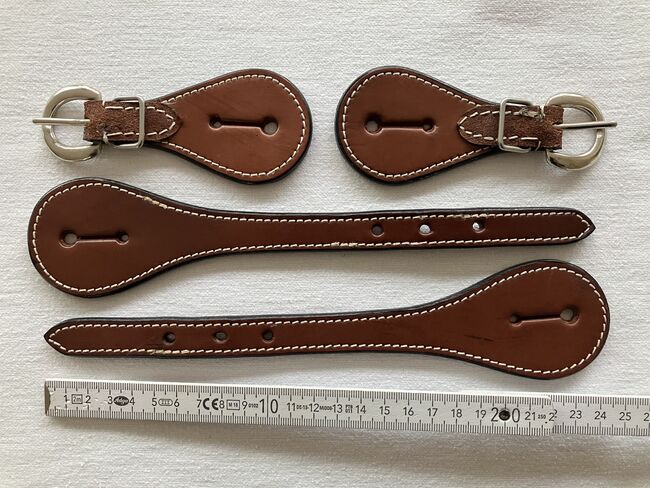 Sporenriemen, schmal, braun, LaJana, Spurs & Spur Straps, Stolberg (Rheinland)