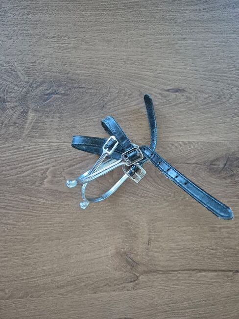 Sporen (1 cm) mit Riemchen, Marisa, Spurs & Spur Straps, Burgsinn