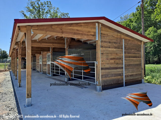 Stallbau - Außenbox, Pferdestall bauen, Pferdebox, Offenstall kaufen, Paddockbox kaufen, AUSSENBOXEN  PFERDESTALL, AUSSENBOXEN (AUSSENBOXEN), Horse Stables, Wałcz, Image 39