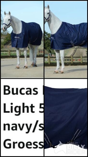Stalldecke Bucas Irish Innovation Light 50g, Bucas Irish Innovation , J.B., Horse Blankets, Sheets & Coolers, Oelde, Image 5