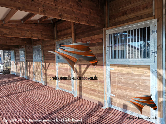 Stalltüren, Stalltore, Boxentüren, Stalltüren kaufen, Paddocktüre, Schiebetüren,, AUSSENBOXEN PFERDESTALL, AUSSENBOXEN, Horse & Stable Mats, Wałcz, Image 13