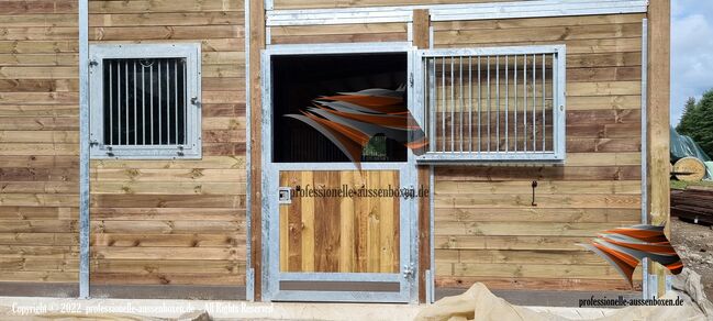 Stalltüren, Stalltore, Boxentüren, Stalltüren kaufen, Paddocktüre, Schiebetüren,, AUSSENBOXEN PFERDESTALL, AUSSENBOXEN, Horse & Stable Mats, Wałcz