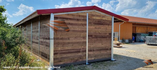 Stallbau Top-Qualität - Pferdestall, Außenboxen, Pferdebox, Offenstall & Paddockbox kaufen, AUSSENBOXEN PFERDESTALL - PFERDEBOXEN - STALLUNGEN, AUSSENBOXEN (AUSSENBOXEN Sp. z o.o.), Paddock-, Boxen- & Stallmatten, Wałcz, Abbildung 14