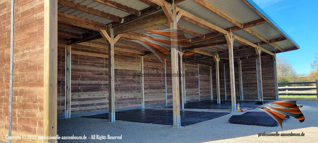 Stallbau Top-Qualität - Pferdestall, Außenboxen, Pferdebox, Offenstall & Paddockbox kaufen, AUSSENBOXEN PFERDESTALL - PFERDEBOXEN - STALLUNGEN, AUSSENBOXEN (AUSSENBOXEN Sp. z o.o.), Paddock-, Boxen- & Stallmatten, Wałcz, Abbildung 15