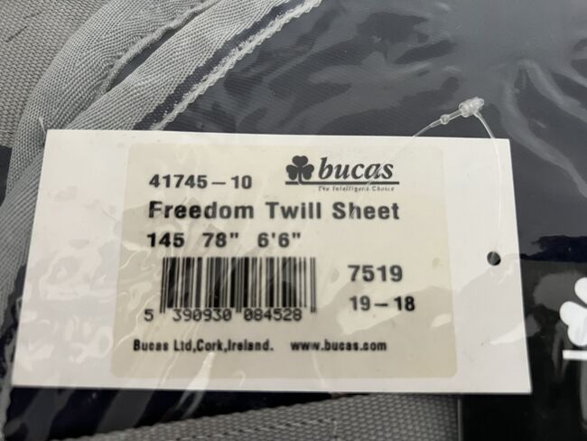 Stalldecke Bucas 145 Navy 0g Freedom Twill Sheet Transportdecke, Bucas Stalldecke / Transportdecke, Tom, Pferdedecken, Herne, Abbildung 4