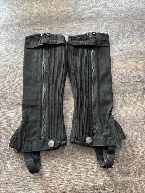 STEEDS Chaps Ecolette schwarz , neu Größe KM (Kinder M), STEEDS Ecolette, Kerstin, Half Chaps, Hamburg 