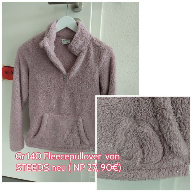 STEEDS Pferdepulli, Fleece, Gr 140/ neu, STEEDS , Katja Kolberg , Kinder-Oberteile, Baden-Württemberg - Calw