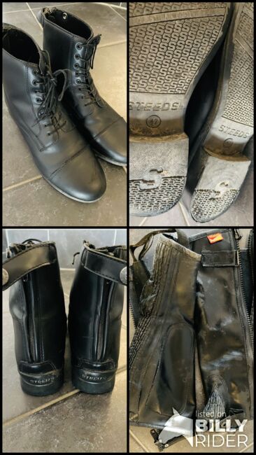 Steeds Schnürstiefelette schwarz Gr. 42, Steeds, KK, Reitstiefeletten, Mannheim, Abbildung 5