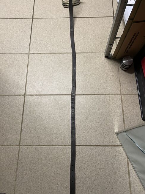Steigbügelriemen Leder schwarz 150 cm, Christine , Sattelzubehör, Sinzing 