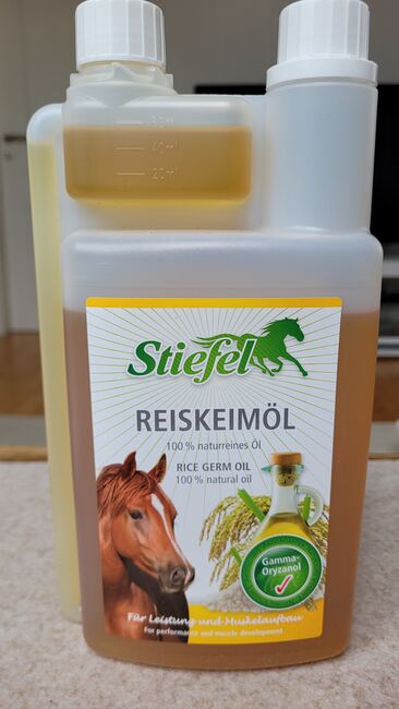 Stiefel Reiskeimöl Pferd 1 Liter, Stiefel Reiskeimöl, Catharina, Pferdefutter, Rottenburg am Neckar