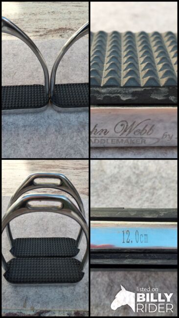 Steigbügel 12 cm silber, John Webb Saddlemaker by Loesdau Steigbügel, Celina, Saddle Accessories, Peißenberg, Image 6