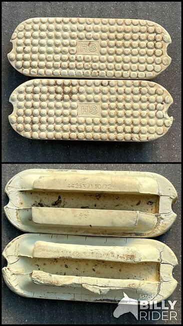 Steigbügeleinlagen schräg weiß, Ramona, Saddle Accessories, Gunzenhausen, Image 3