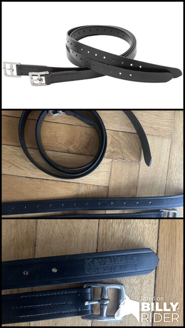 Steigbügelriemen 160cm dunkelbraun, Kavalkade, Kavalkade Steigbügelriemen, Sara, Saddle Accessories, Zürich, Image 4