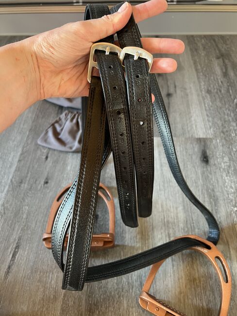 Steigbügel Set mit Steigbügelriemen und Schoner 155cm, Tanja Hochhaus , Saddle Accessories, Schwarzenberg, Image 10