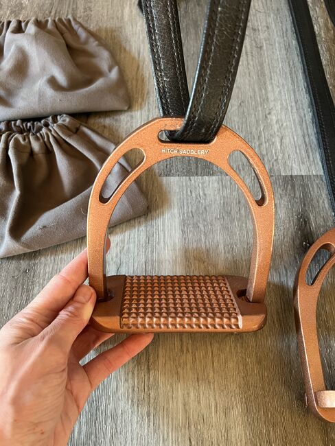Steigbügel Set mit Steigbügelriemen und Schoner 155cm, Tanja Hochhaus , Saddle Accessories, Schwarzenberg, Image 2