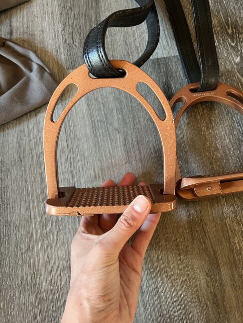 Steigbügel Set mit Steigbügelriemen und Schoner 155cm, Tanja Hochhaus , Saddle Accessories, Schwarzenberg, Image 4