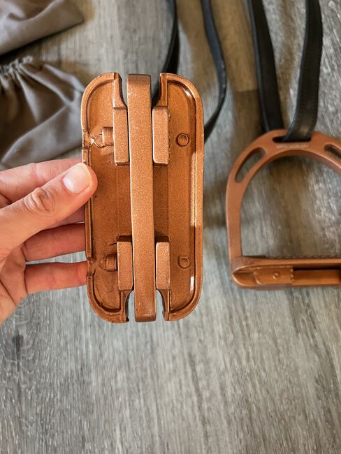 Steigbügel Set mit Steigbügelriemen und Schoner 155cm, Tanja Hochhaus , Saddle Accessories, Schwarzenberg, Image 5