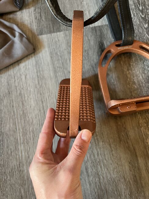 Steigbügel Set mit Steigbügelriemen und Schoner 155cm, Tanja Hochhaus , Saddle Accessories, Schwarzenberg, Image 3