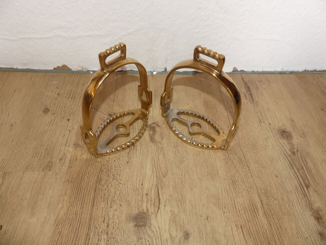 Steigbügel Gold Neu, Marie Schüller , Saddle Accessories, Kruft, Image 2