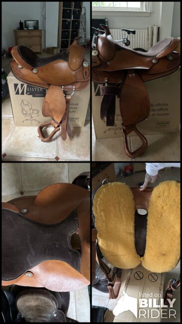 Stonedeek westernzadel 16’’, Stonedeek, Kaia Verlaat, Western Saddle, Geervliet, Image 6