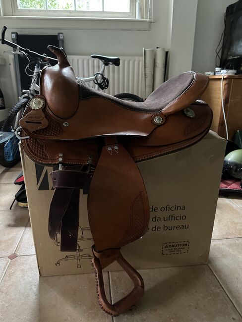 Stonedeek westernzadel 16’’, Stonedeek, Kaia Verlaat, Western Saddle, Geervliet, Image 2