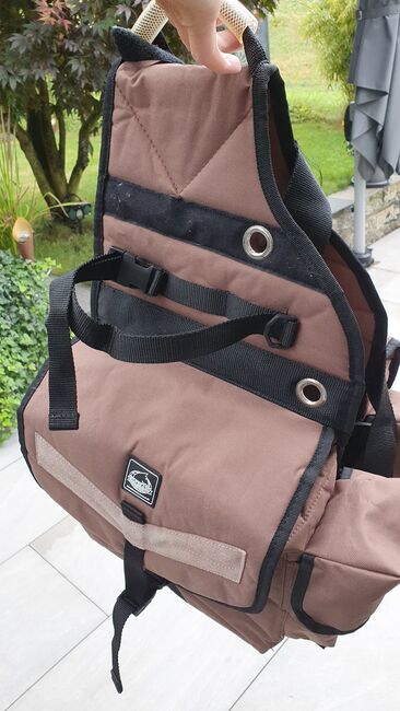 Große Wanderreit Satteltasche aus Nylon, Braun, für Western Sattel geeignet!, Silverrado, Pitri, Saddle Accessories, Nürtingen, Image 3