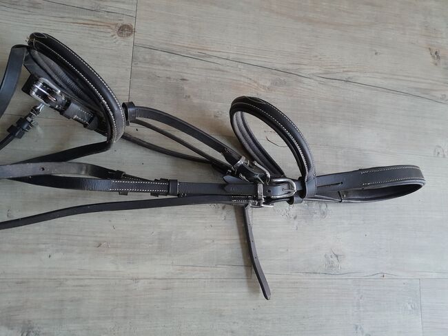 Gr. Pony Trensenkopfstück braun, Katrin Maruhn, Bridles & Headstalls, Tornesch, Image 3