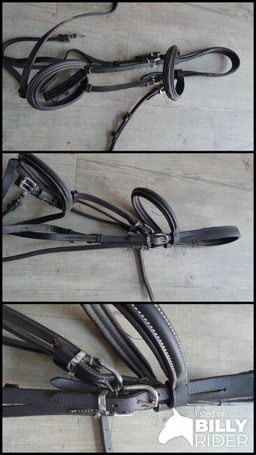 Gr. Pony Trensenkopfstück braun, Katrin Maruhn, Bridles & Headstalls, Tornesch, Image 4