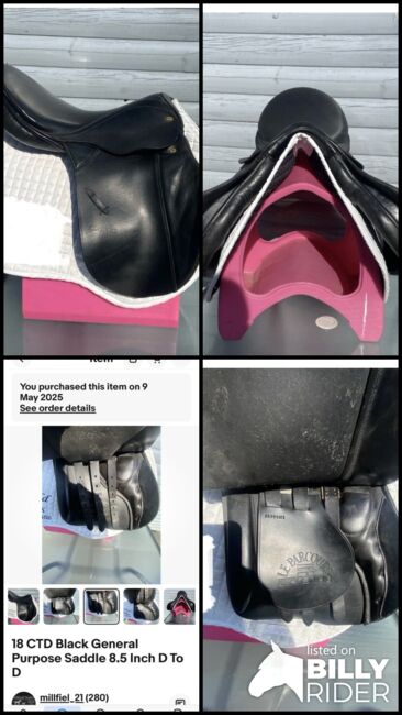 Stubbed 18”  CTD med GP saddle, Stubben CTD, Dawn, All Purpose Saddle, Chorley, Image 7