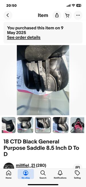 Stubbed 18”  CTD med GP saddle, Stubben CTD, Dawn, Vielseitigkeitssattel (VS), Chorley, Abbildung 6