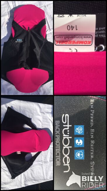 Stübben Backprotector Rückenprotector Gr.140 XS, Stübben Backprotector, Laura, Safety Vests & Back Protectors, Kathendorf, Image 6