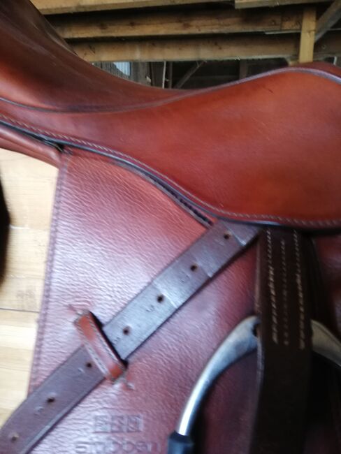 Stübben Edelweiß NT de Luxe, 17,5" Havanna, Stübben Edelweiß NT de Luxe, Labrali, Jumping Saddle, Image 6