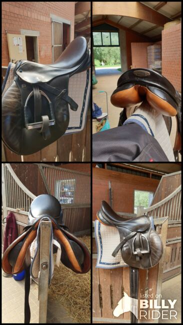 Stübben Springsattel, Modell Siegfried (inkl Zubehör), Stübben Siegfried , Michaela Menke, Jumping Saddle, Essen, Image 5