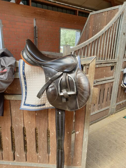 Stübben Springsattel, Modell Siegfried (inkl Zubehör), Stübben Siegfried , Michaela Menke, Jumping Saddle, Essen, Image 2