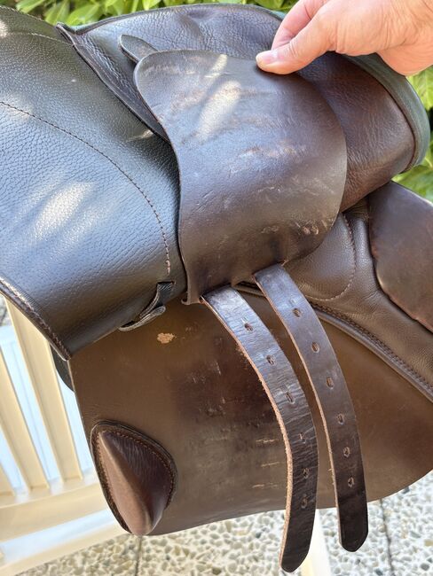 Stübben Springsattel Virginia Ebony 17.5‘‘ 30cm  - neuwertig, Stübben Virginia, Sebastian , Jumping Saddle, Hamburg, Image 2