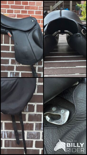 Stübben REV Sattel 17,5” – Dressur + Springen, Stübben REV Sattel, Emma Jerokowski, Dressage Saddle, Munster, Image 17