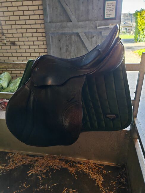 Stübben Roxane cs de luxe 17.5 inch30 tree, Stübben  Roxane, Bas Grundeken, Jumping Saddle, Erm, Image 4