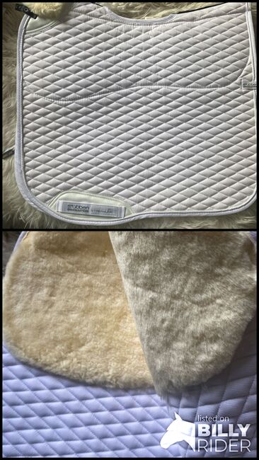 Stübben Schabracke Lammfell Gr.L Weiß Dressur Neu, Stübben, Sabrina, Dressage Pads, Herne, Image 3