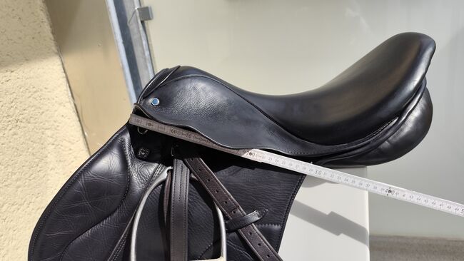 Stübben Springsattel, Stübben  Edelweiss CS deLuxe, F.R, Jumping Saddle, Brandenburg, Image 6