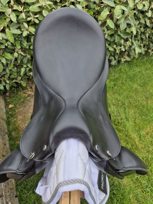 Stübben Virginia 17,5 inch zwart, Stübben Virginia, Jolanda de Vries , Dressage Saddle, Ried, Image 5
