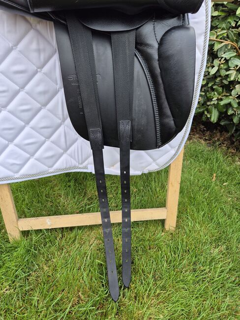Stübben Virginia 17,5 inch zwart, Stübben Virginia, Jolanda de Vries , Dressage Saddle, Ried, Image 11