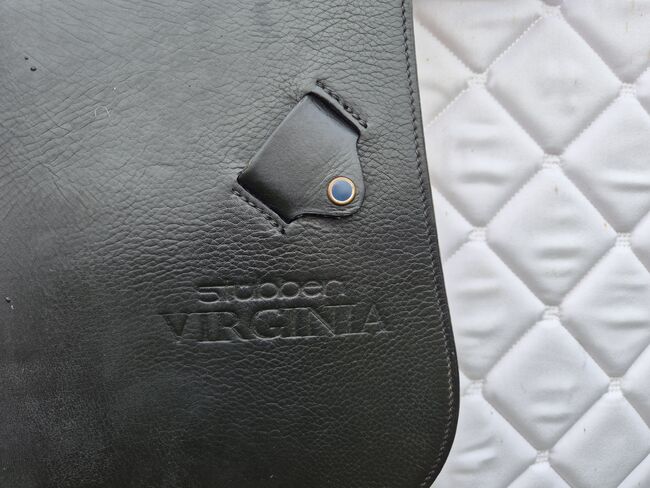 Stübben Virginia 17,5 inch zwart, Stübben Virginia, Jolanda de Vries , Dressage Saddle, Ried, Image 8