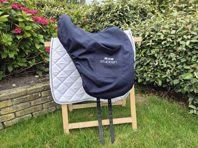 Stübben Virginia 17,5 inch zwart, Stübben Virginia, Jolanda de Vries , Dressage Saddle, Ried, Image 9