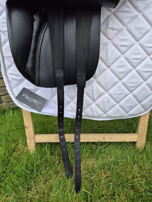 Stübben Virginia 17,5 inch zwart, Stübben Virginia, Jolanda de Vries , Dressage Saddle, Ried, Image 12