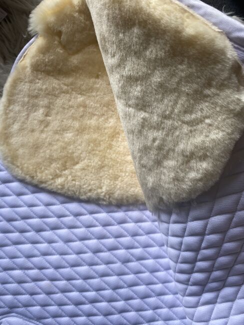 Stübben Schabracke Lammfell Gr.L Weiß Dressur Neu, Stübben, Sabrina, Dressage Pads, Herne, Image 2