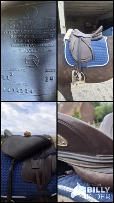 Sommer Sattel " Egon von Neindorff " 18 zoll, Sommer  Egon von Neindorff , kerstin, Dressage Saddle, Wittenberg , Image 6