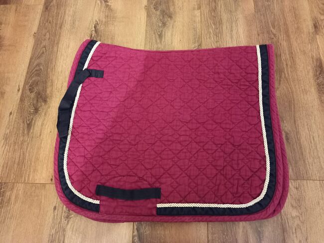 !Antwort garantiert! Dressur Schabracke Fuchsia Silber Navy, Horse Equipe, Dana, Dressage Pads, Ibbenbüren