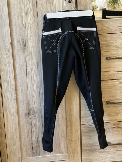 Schwarze Reithose mit volllederbesatz, Reithose , S.T., Breeches & Jodhpurs, Ingersheim, Image 4