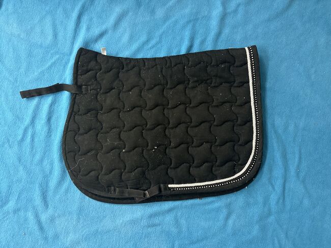 Schwarze Schabracke mit Glitzer, Werny, Dressage Pads, Lassee