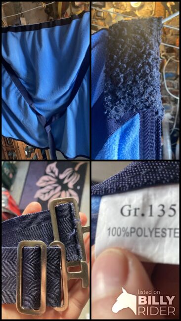 Abschwitzdecke mit Bauchgurten 135 cm, Nadine , Horse Blankets, Sheets & Coolers, Brilon, Image 7